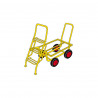 Three-step trolley ladder