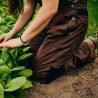 Braune Arbeitslatzhose „Verna“ für Damen von Growers & Co.