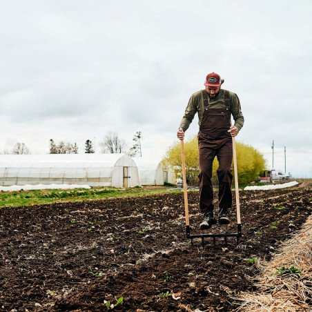 Braune Arbeitslatzhose „Verna“ für Herren von Growers & Co.