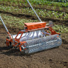 Multi-row market gardening seeder