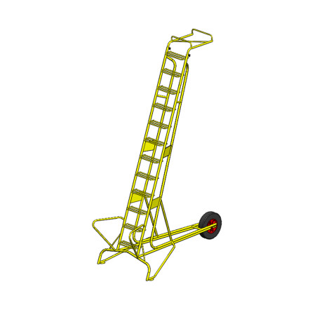 Tray rack option for wheelbarrow ladder - HL 12