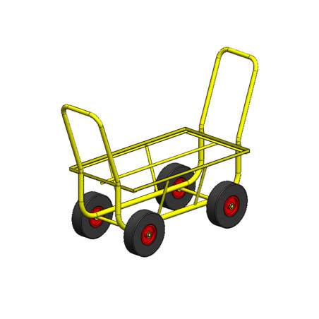 Picking trolley for 50x30cm crates