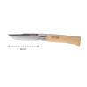 Messer Opinel Tradition Classique Inox N.10, Griff aus lackierter Buche