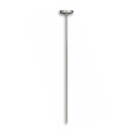 Analog stainless steel thermometer for compost with long probe