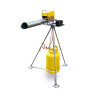 Pivoting tripod for electronic scarecrow gas cannon EL08L.