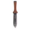 Planting tool Hori Hori with wooden handle and leather case