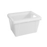 White Amsterdam bucket 300 x 400 mm