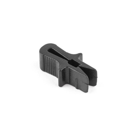 Black plastic clip for plant staking (minimum order: 500 clips)