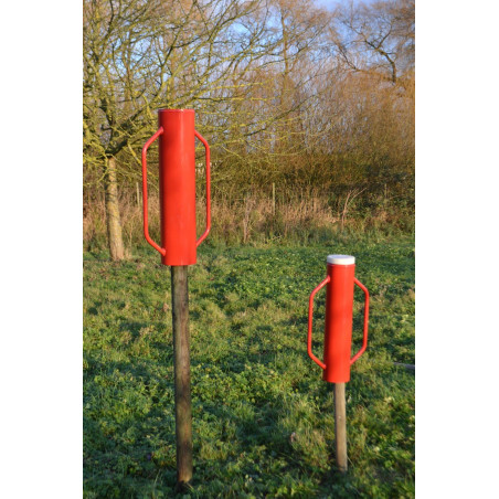 Red fence post driver 130mm