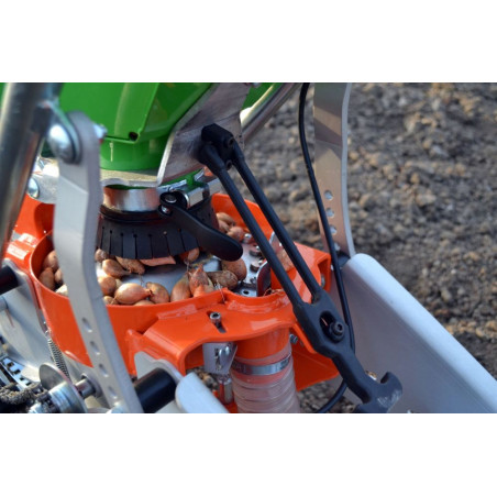 Microbulb single-row transplanter